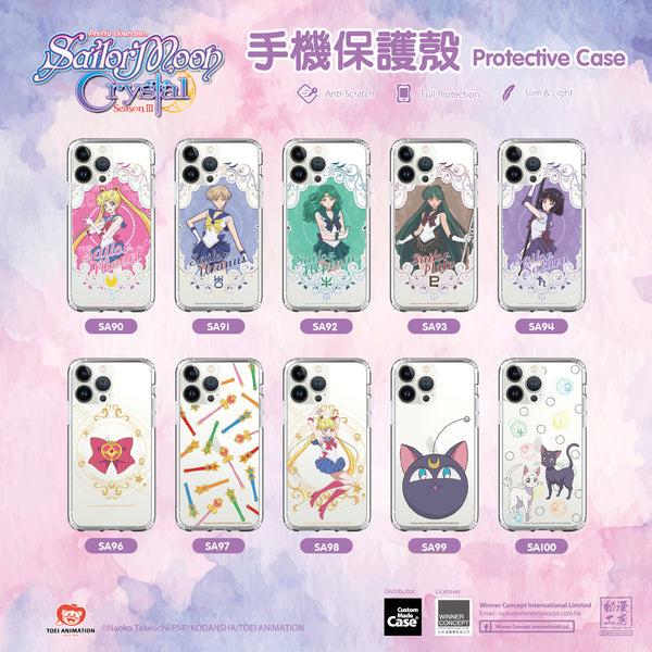 Sailor Moon Clear Case / iPhone Case / Android Case / Samsung Case 美少女戰士 正版授權 全包邊氣囊防撞手機殼 (SA90)