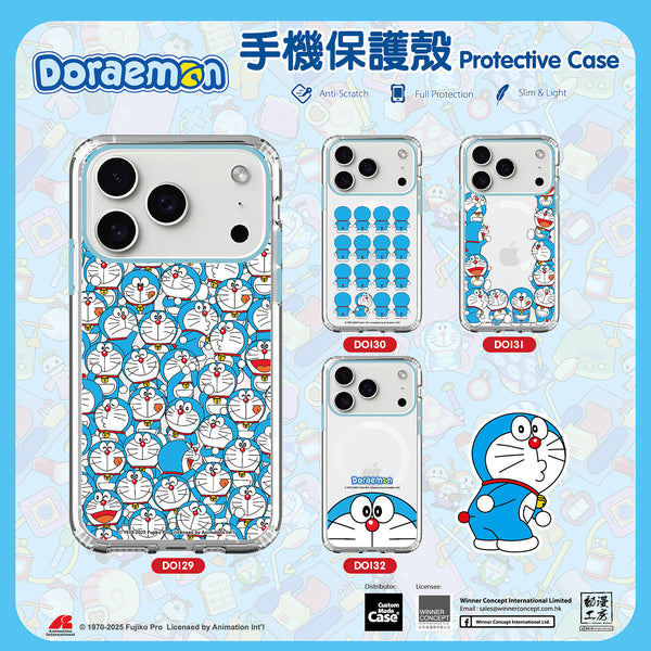 Doraemon Clear Case / iPhone Case / Android Case / Samsung Case 多啦A夢 正版授權 全包邊氣囊防撞手機殼 (DO130)