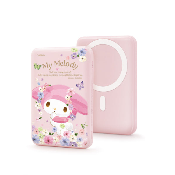 【門市發售】Garmma 永橙✖️Sanrio My Melody  10000mAh  磁吸無線外置充電器（只限香港發售，不設平郵）