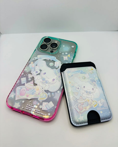 【門市發售】玉桂狗 Cinnamoroll 漸變磁吸殼➕卡套 （iPhone 14-15系列）