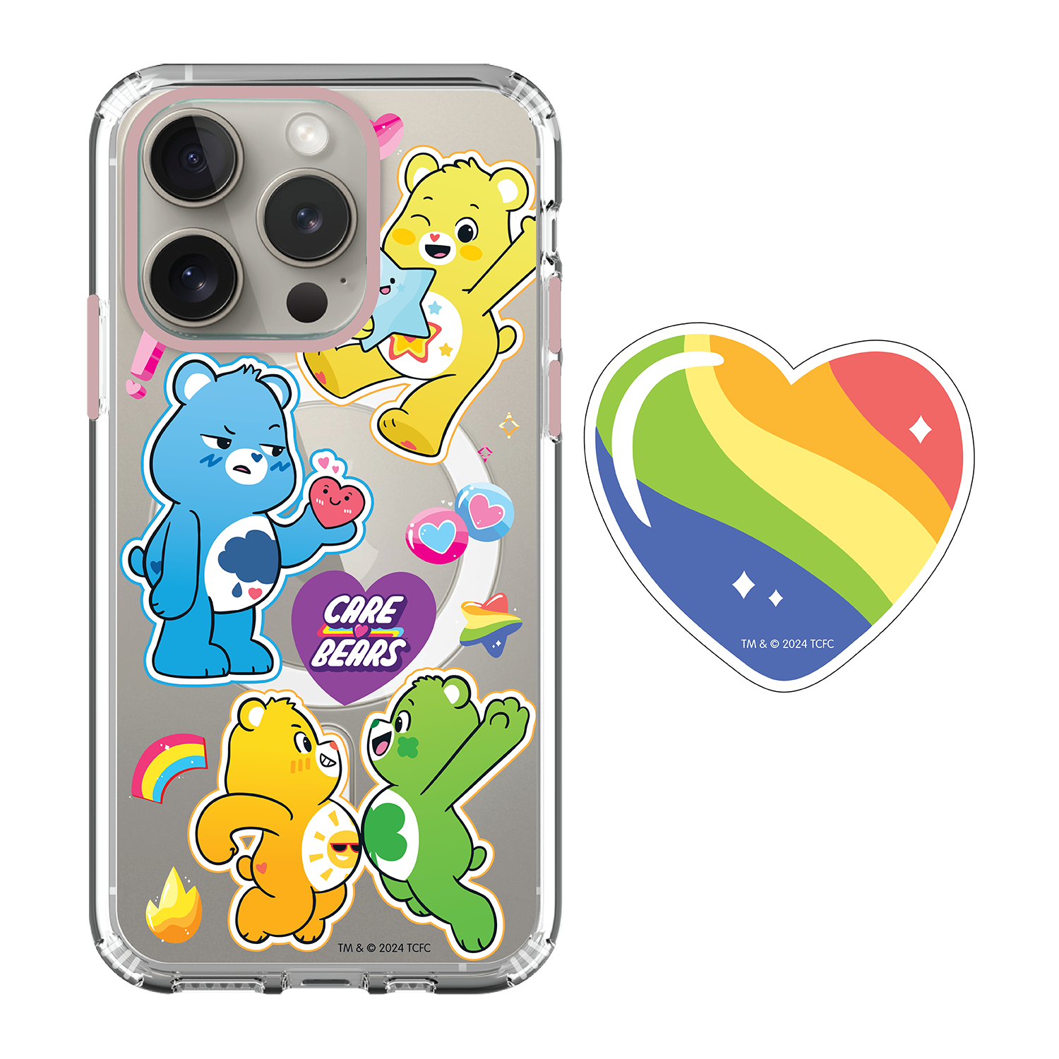 Care Bears iPhone Case / Android Phone Case & Magsafe Grip Stand Set (CB104MS)