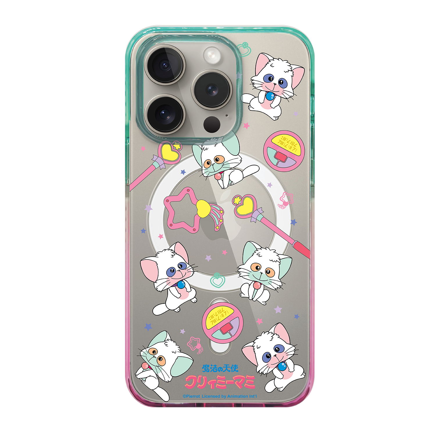 《我係小忌廉》 魔法の天使クリィミーマミ 彩色邊框 手機殼 iPhone Case (CM84CP)