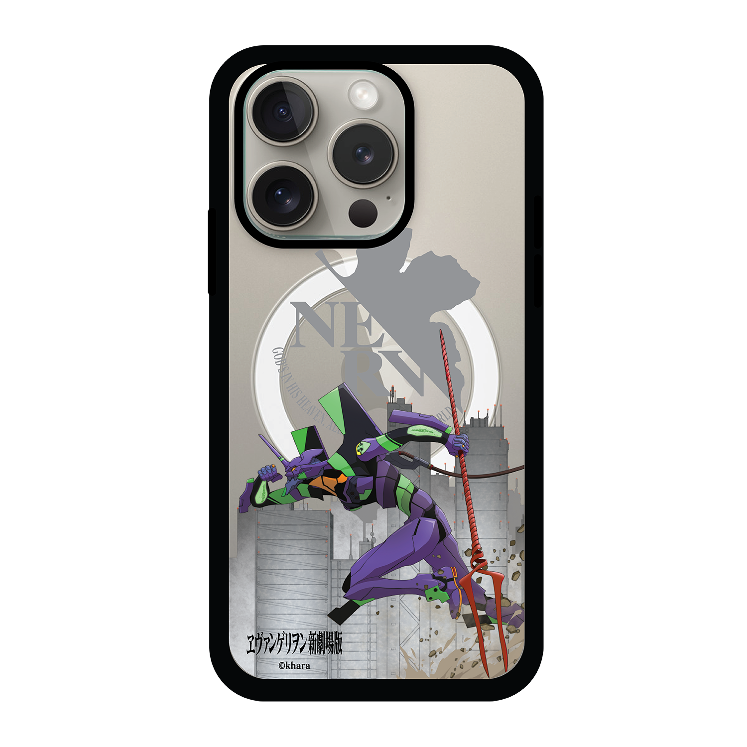 Evangelion Clear Case / iPhone Case / Android Case / Samsung Case  新世紀福音戰士 正版授權 全包邊氣囊防撞手機殼 (EVA-01(spear))