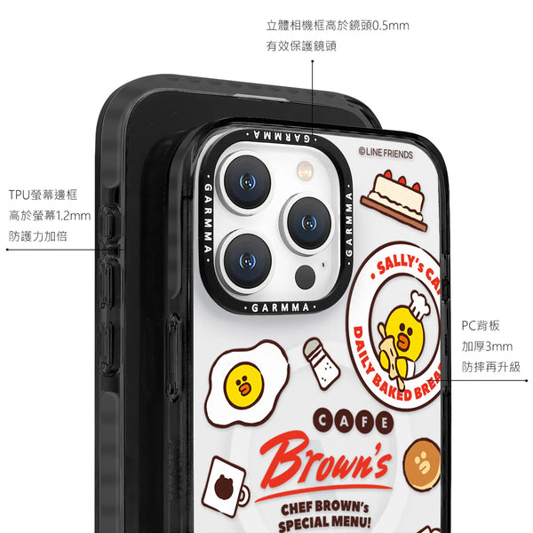 【門市發售】Garmma 永橙 Line Friends MagSafe 手機殼（iPhone 16系列）