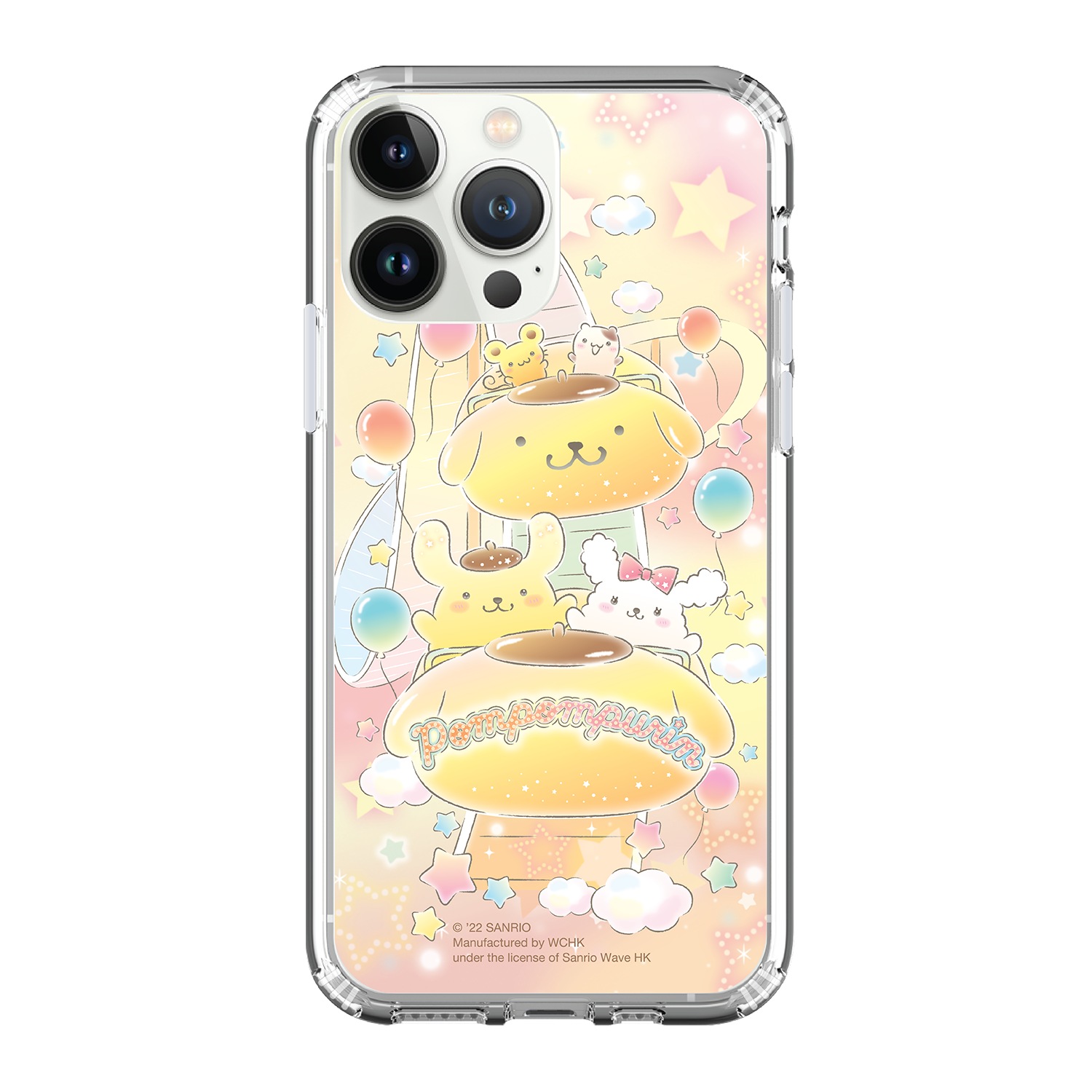 Pom Pom Purin Clear Case / iPhone Case / Android Case / Samsung Case 防撞透明手機殼 (PN105)