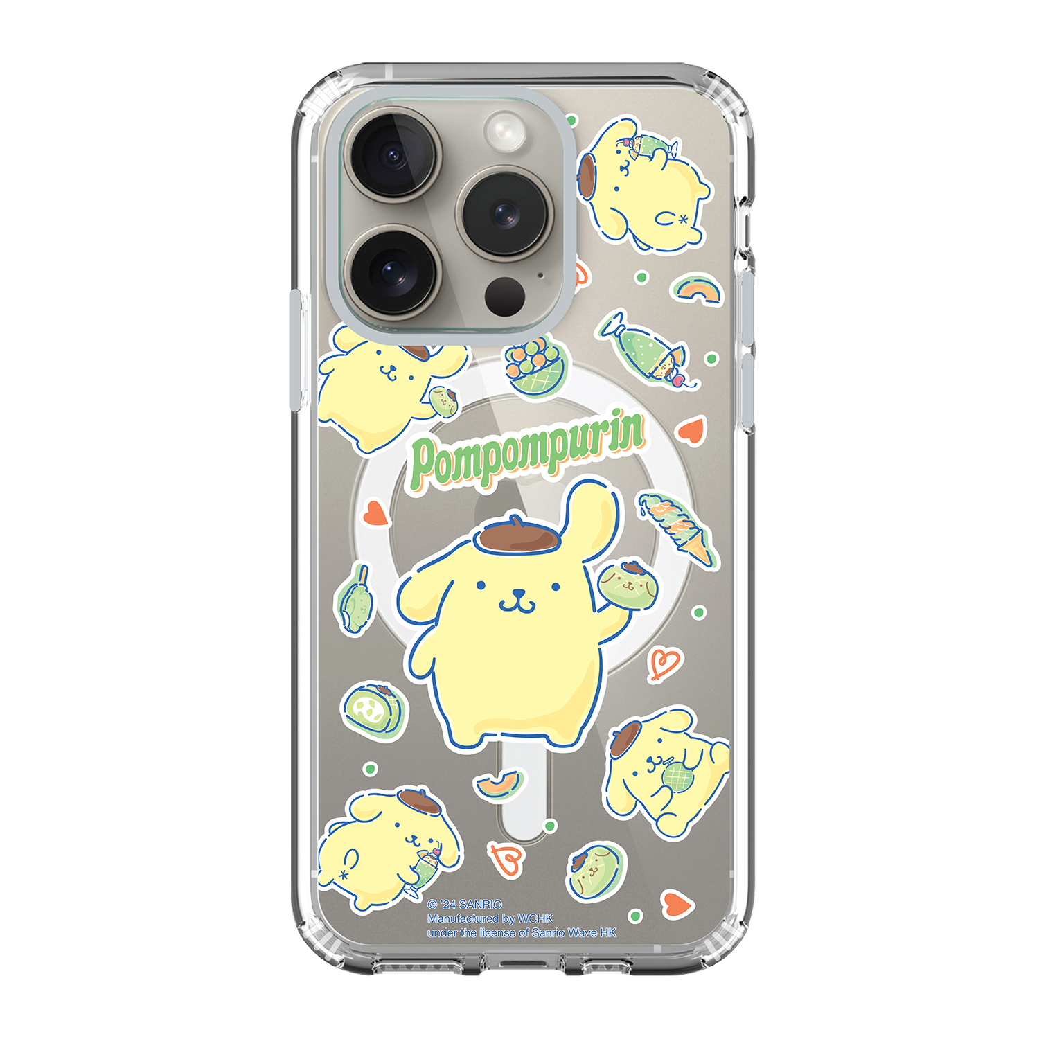 Pom Pom Purin Clear Case / iPhone Case / Android Case / Samsung Case 防撞透明手機殼 (PN111)