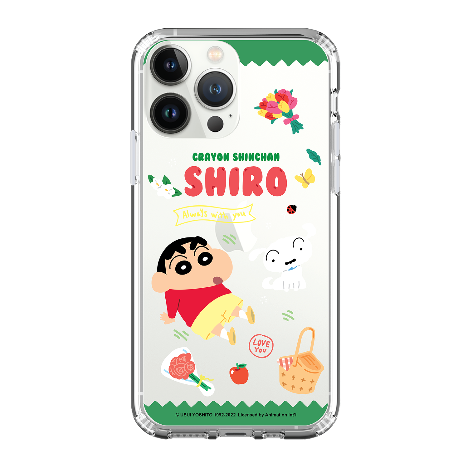 Crayon Shin-chan Clear Case / iPhone Case / Android Case / Samsung Case 蠟筆小新 正版授權 全包邊氣囊防撞手機殼 (SC257)