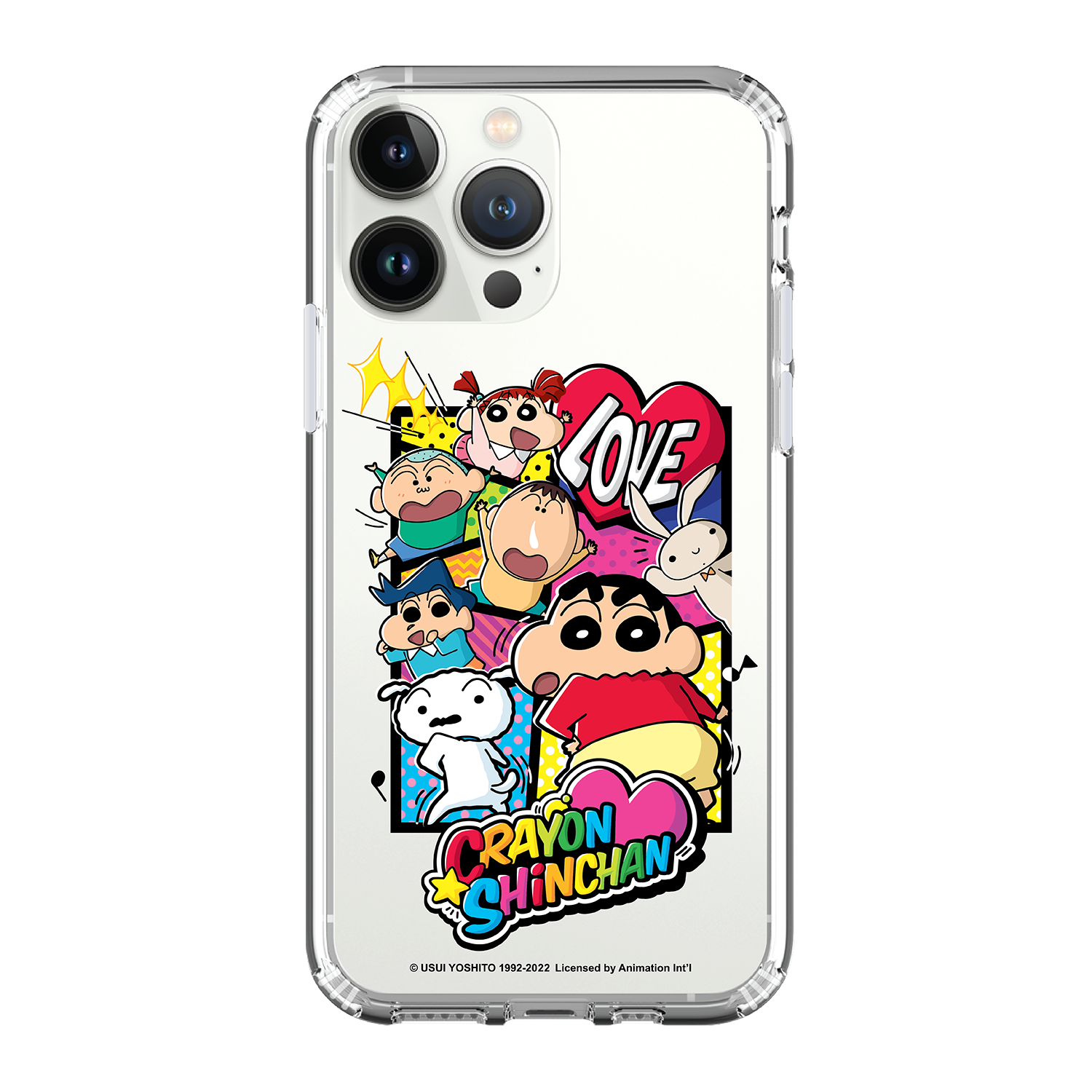 Crayon Shin-chan Clear Case / iPhone Case / Android Case / Samsung Case 蠟筆小新 正版授權 全包邊氣囊防撞手機殼 (SC263)