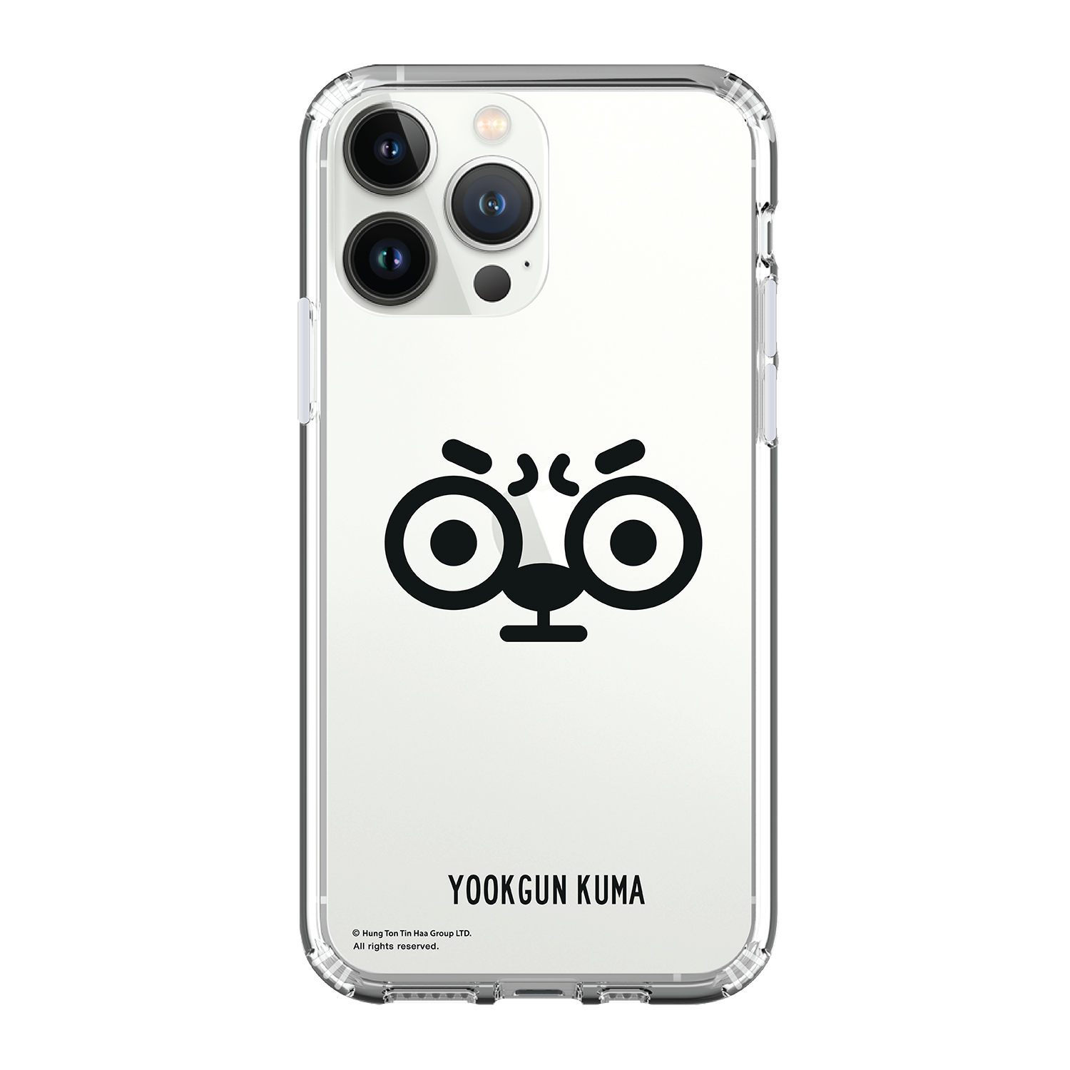 Yookgun Kuma 肉緊熊 Clear Case / iPhone Case / Android Case / Samsung Case 正版授權 全包邊氣囊防撞手機殼 (YGK84)