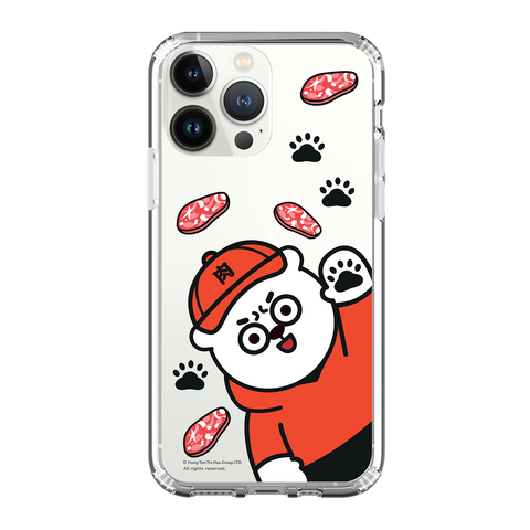 Yookgun Kuma 肉緊熊 Clear Case / iPhone Case / Android Case / Samsung Case 正版授權 全包邊氣囊防撞手機殼 (YGK89)