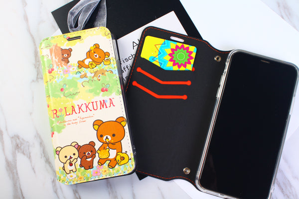 Rilakkuma Leather Flip Case (RKCM02)